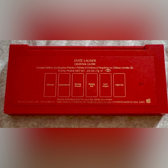 NWOB Estee Lauder Limited Edition Eyeshadow 6 Shade Palette in Celestial Glow - Picture 3 of 3